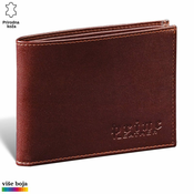 Princ Leather Muški novcanik Fold, Kožni, Braon