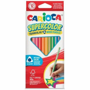 Carioca Farbičky Carioca SUPERCOLOR - Trojhranne, 12 kosov