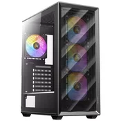 Antec AX85 Midi-ATX RGB okno gaming črno ohišje