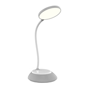 LED prigušiva punjiva stolna lampa VISUA LED/5W/5V 3000-5000K siva