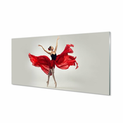 tulup.si Slika na akrilnem steklu Balerina ženska 125x50 cm 4 obešalnika