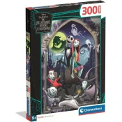 Clementoni - Puzzle Nočna mora pred božičem - 300 kosov
