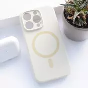 Maska Mag Case PureTone za iPhone 16 Pro Max krem