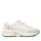 Superge Calvin Klein Jeans Hike Runner Mg Nylon Perl YW0YW01963 Écru