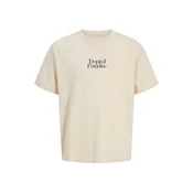 JJ REBEL Muška majica JREBCHRISTIAN SS TEE, Bež