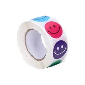 Trak 14 m dekor, 500 kosov nalepk - Smiley