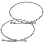 Fleksibilen priključek 3/8” 1/2” za pipe 150 CM komplet 2 kosov
