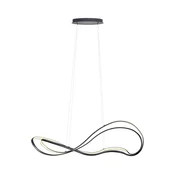 Redo 01-3599 - Zatemljiv LED lestenec na kablu TEMPEST LED/58W/230V črn