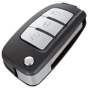MODECAR Ohišje daljinskega upravljalnika z ravnim mehanizmom za Ford C-Max, Fiesta, Focus II, Fusion, Galaxy, Ka, Kuga, Mondeo, S-Max, Transit, 3 gumbi