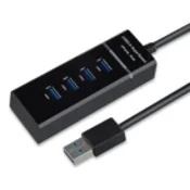 USB HUB Stars Solutions 4 porta USB 3.0 na USB 3.0 crni
