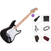 SX SST/ASH Premium SET Transparent Black Električna kitara
