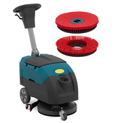 Akumulatorski stroj za čiščenje tal - 40 cm - 2200 m2/h - 160 vrtljajev na minuto