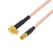 shumee Pigtail MCX RA vtič/MMCX vtičnica RG316 20 cm