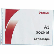 NEW Ovitek Esselte Landscape Pocket Horizontalen Prozorno A3 polipropilen (10 Kosi)