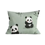 Prevleka za vzglavnik iz mikrovlaken PANDA RELAX 50x70 cm, mint barva