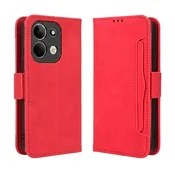 GS Ovitek za Xiaomi Redmi 17 4G/5G, reža za kartico, rdeč