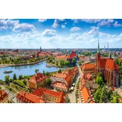 Castorland - Puzzle Pogled iz zraka na Wroclaw, Poljska - 1 000 kosov