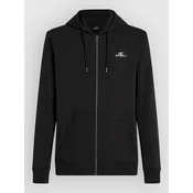 ONeill Small Logo Zip moški pulover s kapuco black out