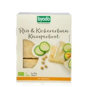 BIO RIŽEVO-ČIČERIKINI HRUSTLJAVI KRUHKI Z MORSKO SOLJO, 120 g
