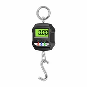 INF 300kg Digitalna Viseča Tehtnica - Prenosna Elektronska Žerjavna Tehtnica LCD Zaslon Black, (5000137254)