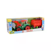 Lena Truxx Tractor with hay trailer open box
