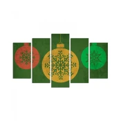 Wallxpert 5PMDFNOEL 9 Dekorativne slike