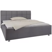 Premium Living Oblazinjena Postelja Bogner, 180x200, Siva
