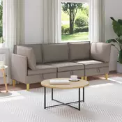 Modularni set sofe sa skladištem 3 pcs Sivosmeda Tkanina