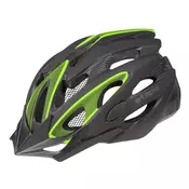 Etape Biker biciklisticka kaciga, crno-zelena, L/XL