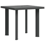Vidaxl Vrtna miza 80x75x72 cm plastika