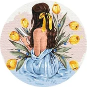 shumee Slikanje po številkah: Zgodba o tulipanih