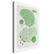 shumee Slika - Monsteras Green Aesthetics (1-delna) vertikalna