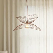 Globen Lighting viseča svetilka RAY, roza, O 70 cm, kovina - Dnevna soba/jedilnica - Sodobni