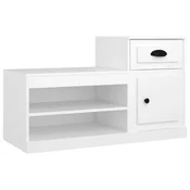 Ormaric za cipele bijeli 100 x 42 x 60 cm od konstruiranog drva