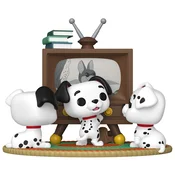 Bobble Figure Moment - 101 Dalmatians POP! - Rolly, Patchy And Lucky With TV #1664