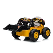 Otroški električni nakladalnik CAR-26A rumen | 4x4 | RC 2,4 GHz | EKO usnje | 12V10Ah