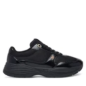 Superge Tommy Hilfiger Modern Runner Shiny Leather FW0FW09413 Črna