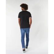 Fred Perry za moške. M1588 Majica Twin Tipped črna (XXL), Črna, Priložnostno, Bombaž, Kratek rokav