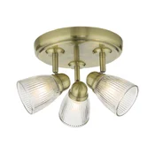 Där Lighting CED7675 -Kupatilsko spot svetlo CEDRIC 3xG9/25W/230V IP44 mesing