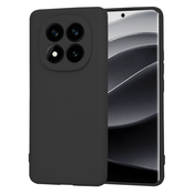 Silikonski ovitek za Xiaomi Redmi Note 14 Pro Plus 5G - črn