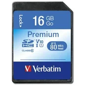 1 to 3 Verbatim Sdhc 16Gb U1 Pomnilniška Kartica Za Pametne Telefone Tablice Hitrosti 10Mb/S