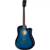 Akusticna gitara Harley Benton - D-120CE TB, plava