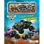 Monster Jam: Start Your Engines! a Magnet Book