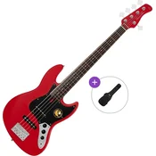 Sire Marcus Miller V3P-5 Basic SET Satin Red 5 strunska bas kitara