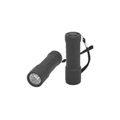 LED baterijska lampa LED/3xAAA crna