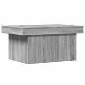 Stolic za kavu siva boja hrasta 100x55x40 cm konstruirano drvo