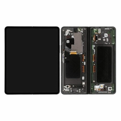 Samsung Galaxy Z Fold 3 F926B - LCD zaslon + steklo na dotik + okvir (Phantom Black) - GH82-26283A, GH82-26284A Genuine Service Pack
