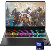 HP OMEN - Transcend 14 120Hz 3K OLED Gaming Laptop - Intel Core Ultra 7-255H - 32GB Memory - NVIDIA GeForce RTX 5060 - 1TB SSD - Shadow Black