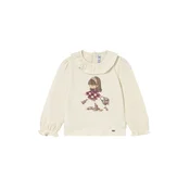 Mayoral Bluza 2076 Écru Regular Fit