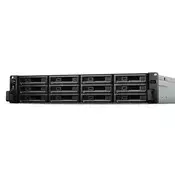 Synology NAS RS3621XS s 12 utora, Intel Xeon D-1541 (8 x 2,1 GHz), 8 GB DDR4, 4 x 1 GbE, 2 x 10 GbE, 2 x USB 3.2